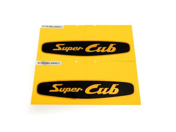 画像1: [純正部品] Super Cub フレームマークセット B (1)